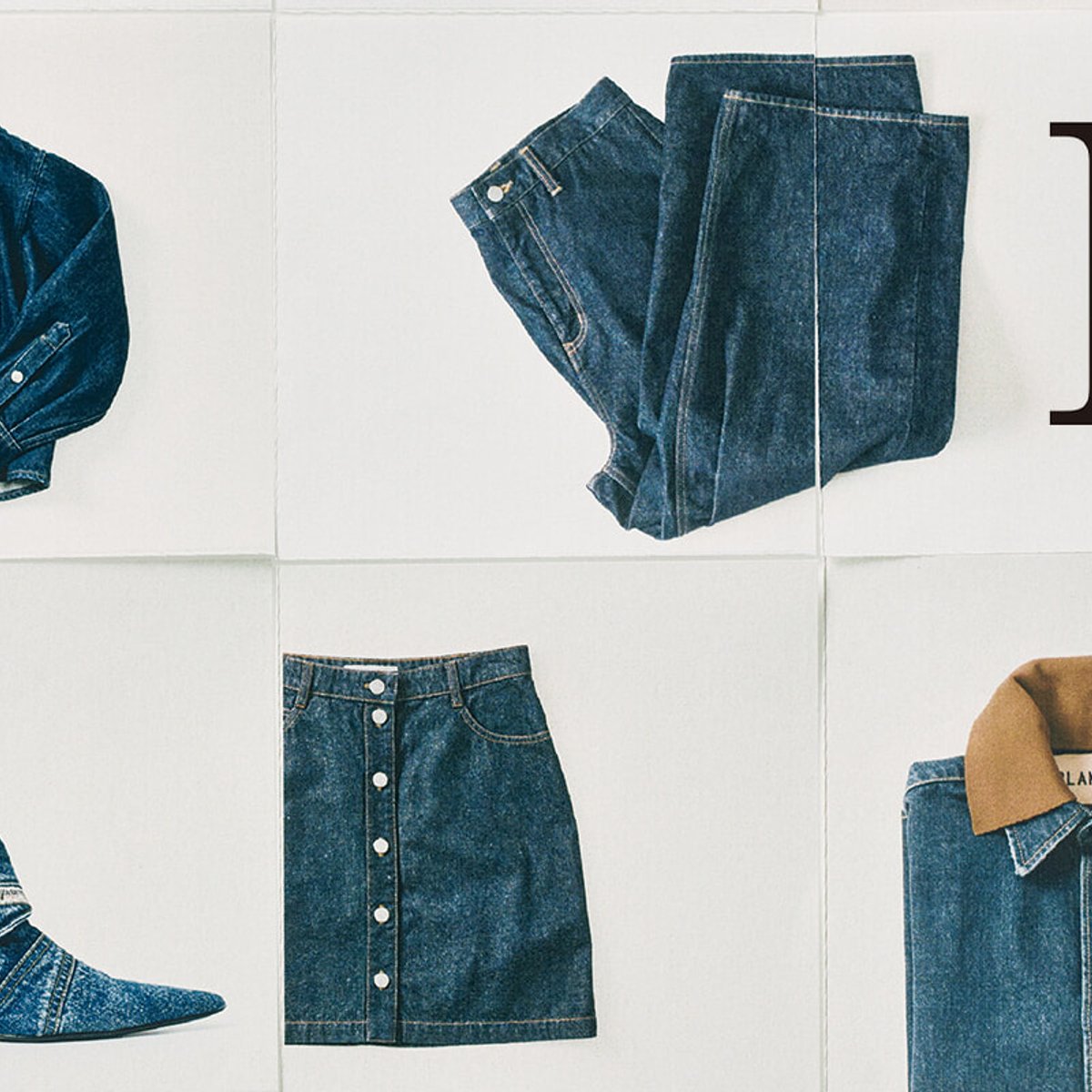 定番デニムを今年流に着こなすなら？  モダンなシルエット＆デザインが鍵！【04. Denim | 大人の新ベーシックAtoZ】