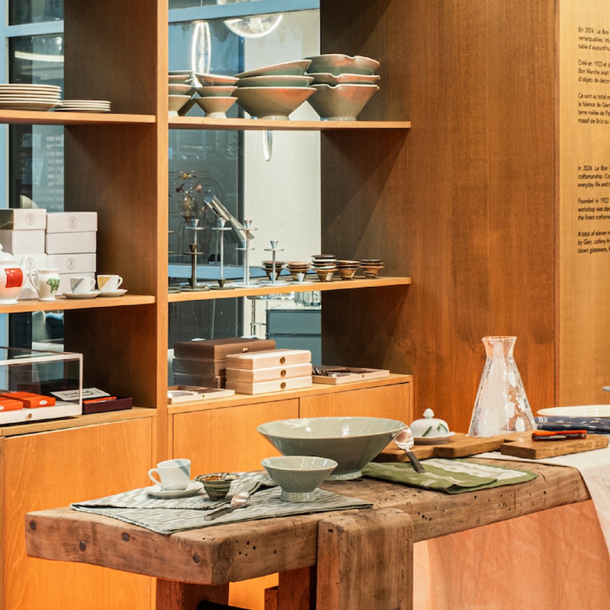 ボン・マルシェに復活したアトリエ・ポモーヌで、アール・ドゥ・ターブルを楽しむ。