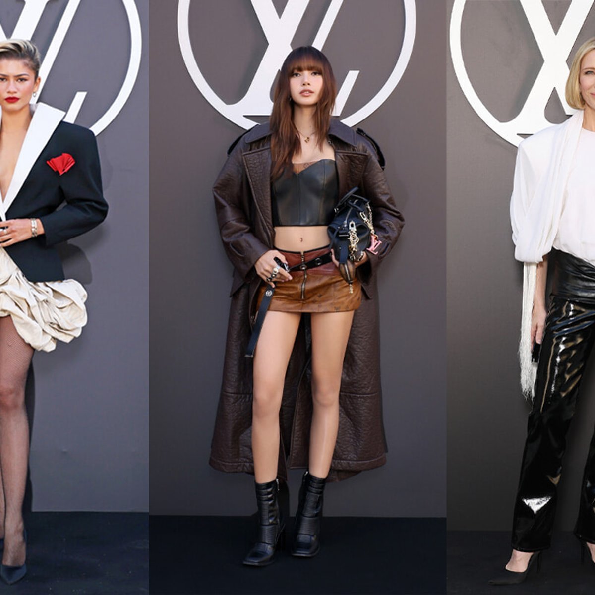 ルイ・ヴィトン 2025春夏コレクションのファッションショーに、世界中からセレブが集結！