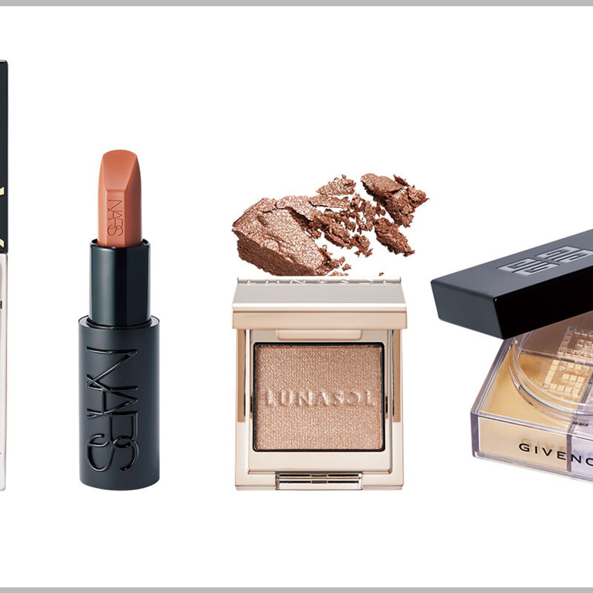 個性を引き立てるミュートカラーで、モダンな秋メイク。