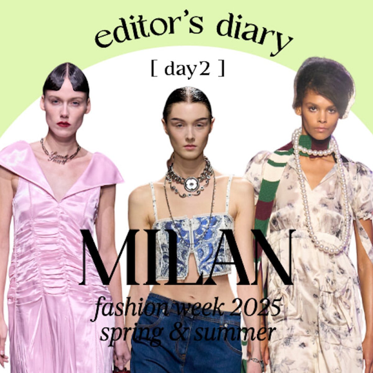 【ミラノコレクションDay2】ファッションとは旅のようなもの。