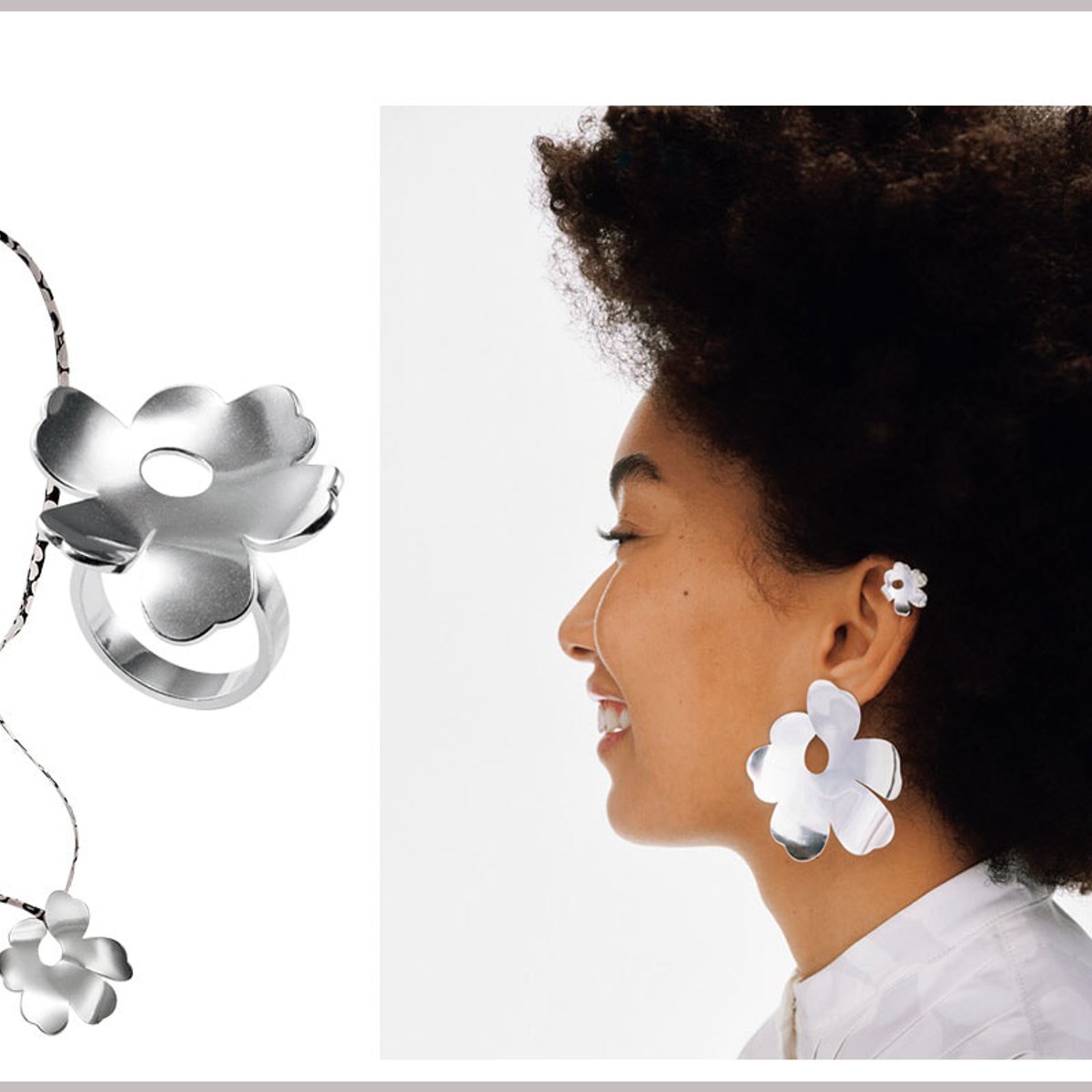 マリメッコのウニッコ柄が、モダンなジュエリーに変身！