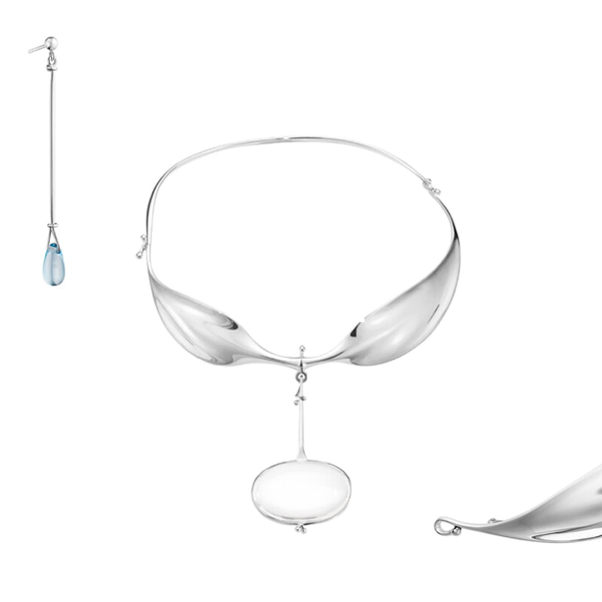 ホリデーギフトに贈り合いたい、ジョージ ジェンセンのモードなジュエリー。