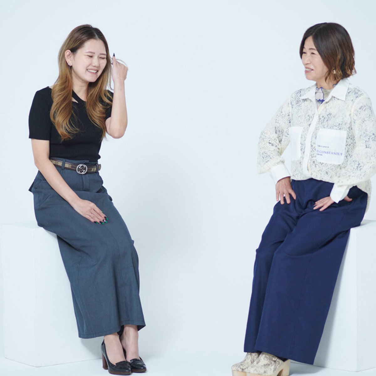 金原ひとみ×大久保佳代子による対談「中年版、君たちはどう生きるか。ミドルエイジの将来設計、恋と友情」。