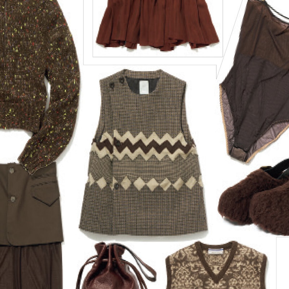 黒ではなく、ブラウンという選択肢を持つ。【着こなしをアップデートする10のアイデア、その4】