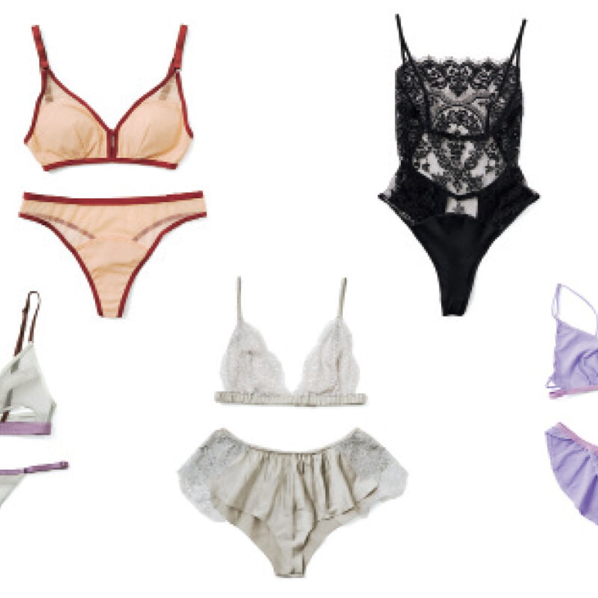 ランジェリーはアクセサリー感覚で取り入れて。【着こなしをアップデートする10のアイデア、その6】