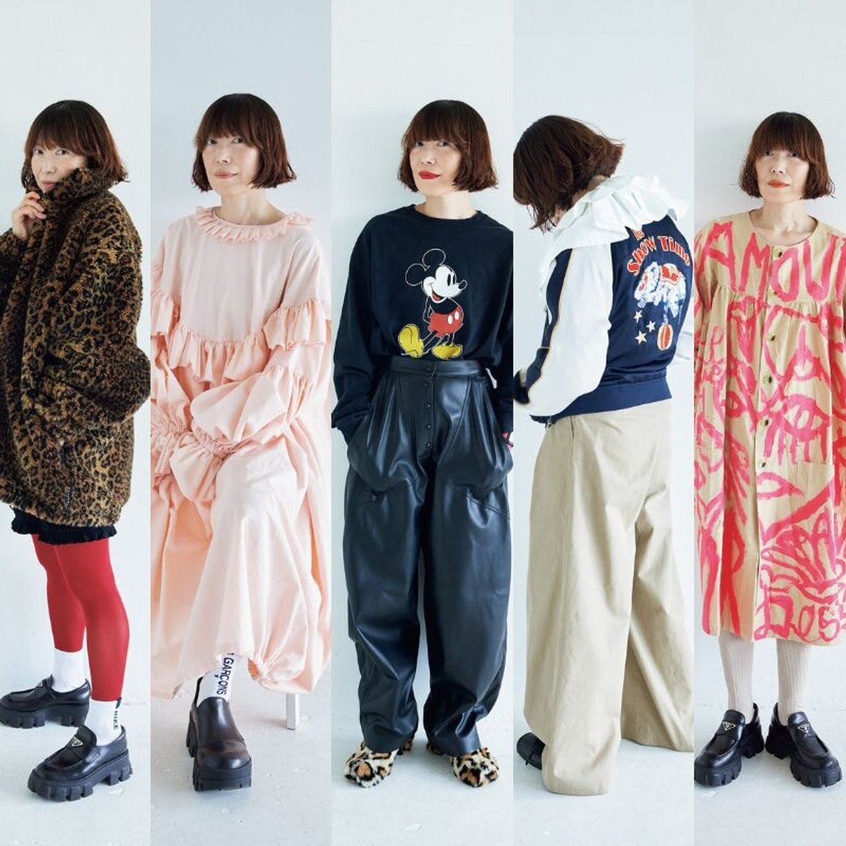 ボリュームとハズしで作る山本マナのバランス。【スタイリストの私服7days】