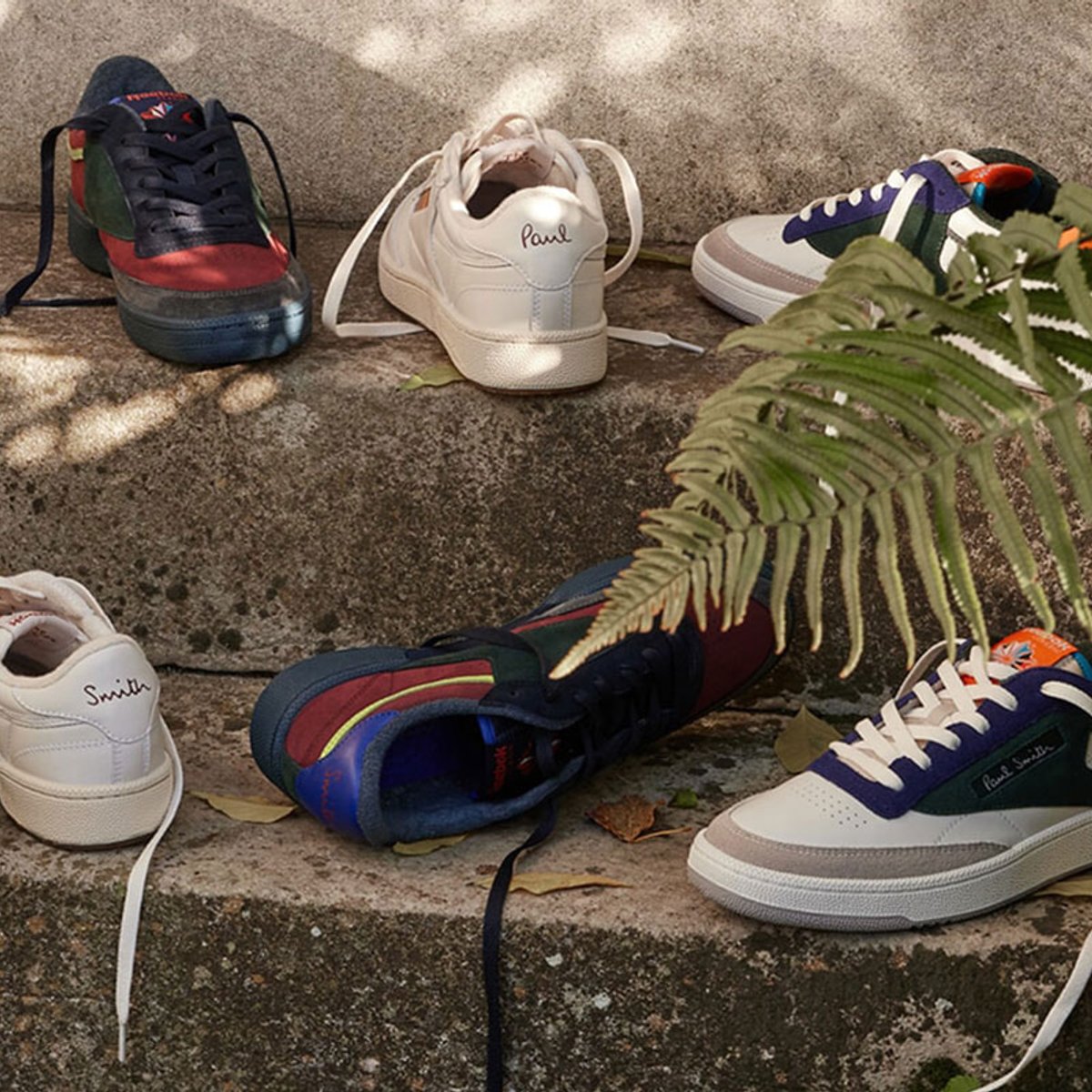 ポール・スミスとリーボックのコラボスニーカーが発売！ 遊び心ある色使いに魅了されて。