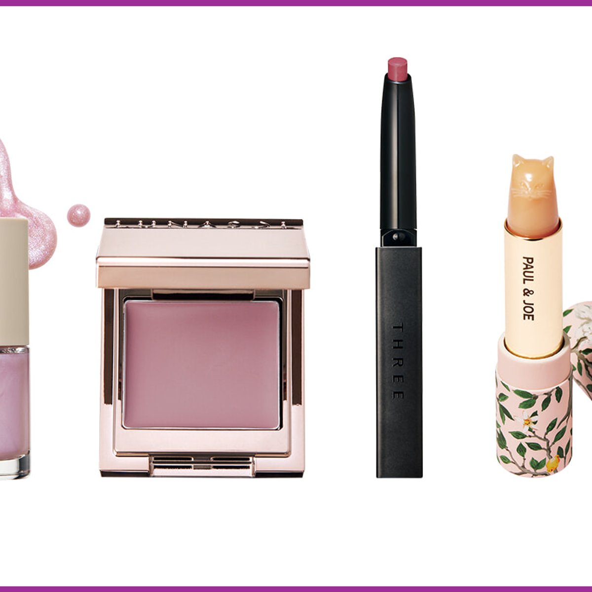 透明感を仕込む、青みピンクの新色7選！