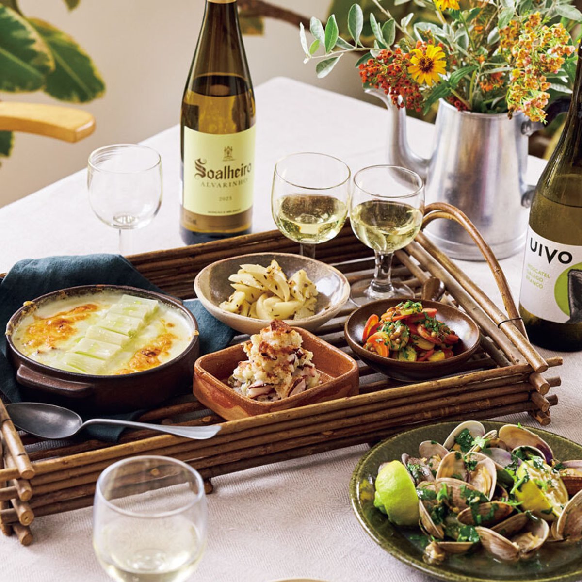 馬田草織おすすめのポルトガルワインと楽しむ、タパス風レシピ。