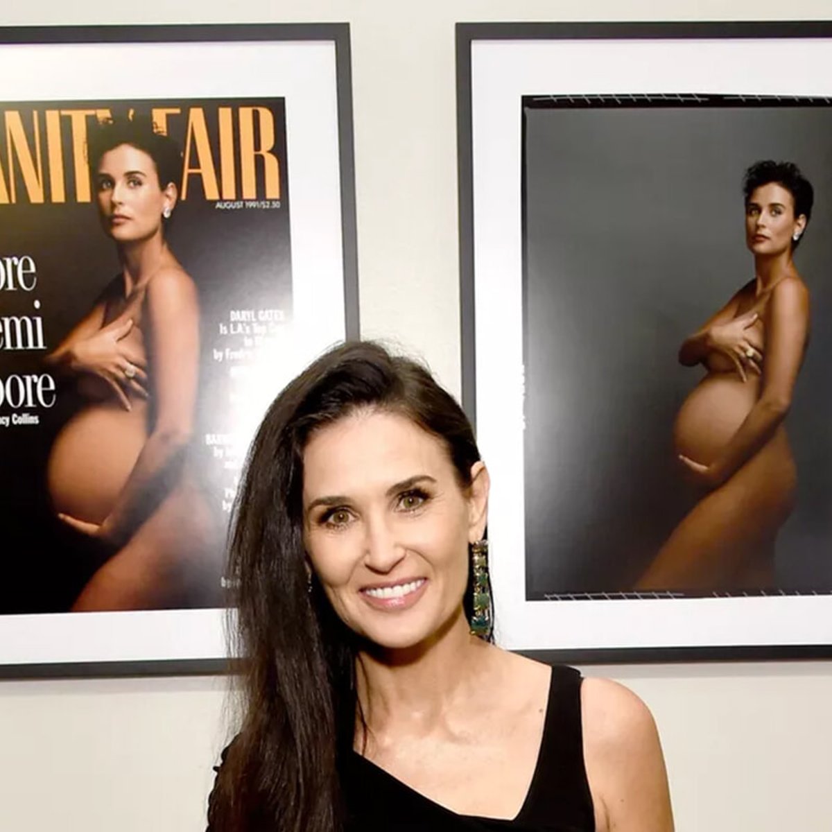 デミ・ムーア、マタニティヌードが表紙を飾った34年前の雑誌が再び話題に。