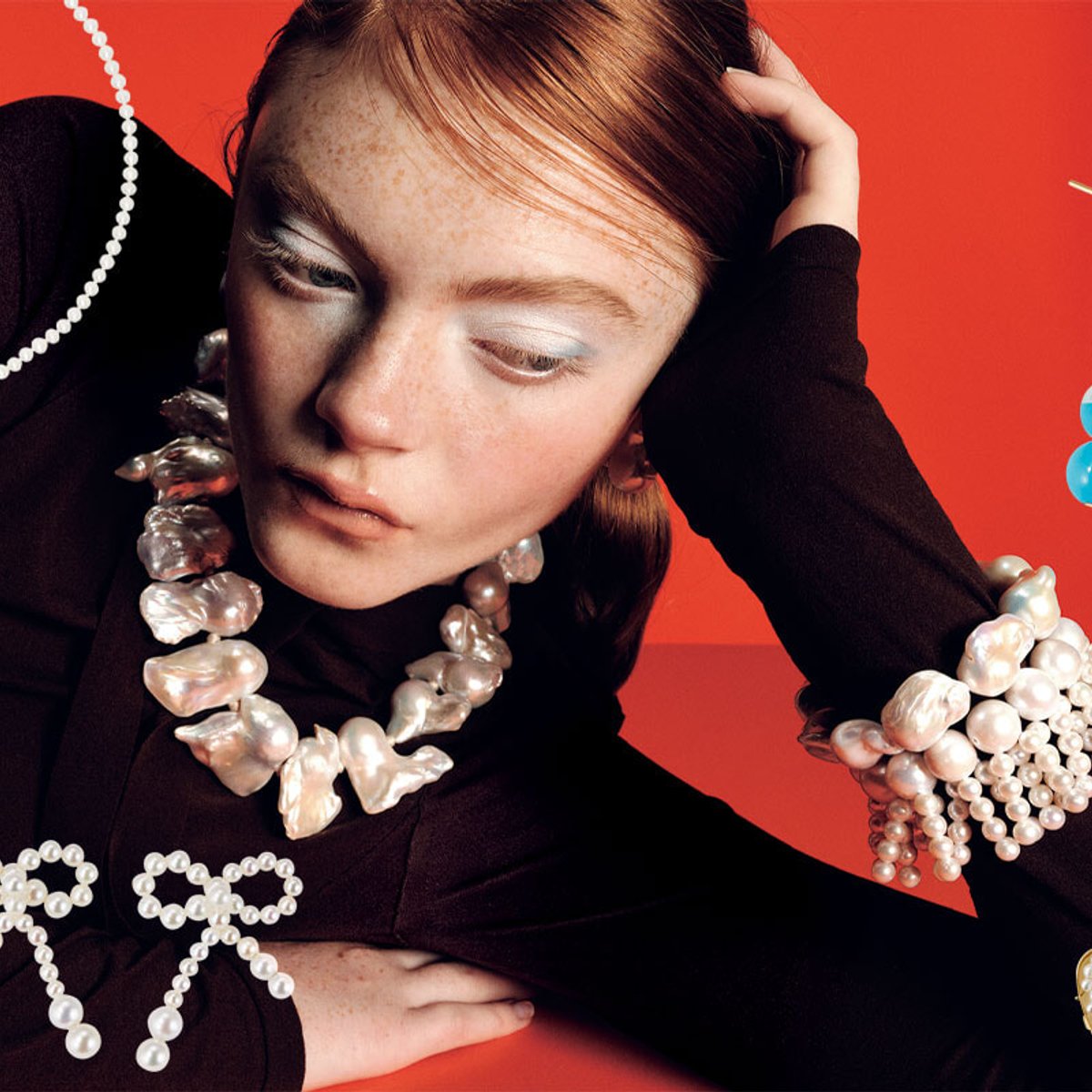 コーディネートの主役にしたい ロマンティックなパールジュエリー。