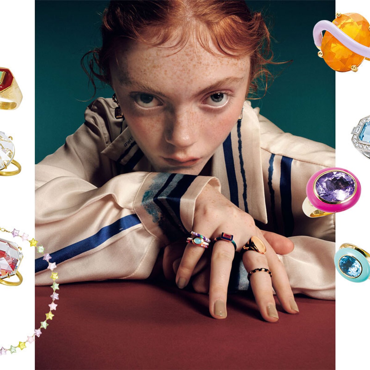 いま欲しいのは、おもちゃみたいなカラフルでキュートなジュエリー。