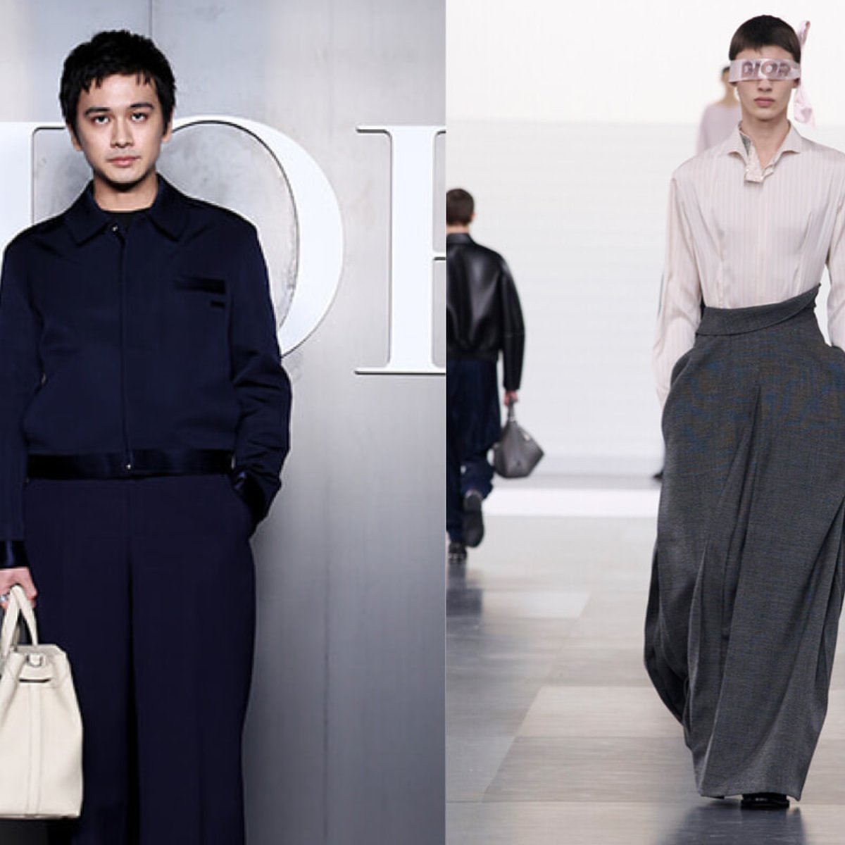 会場には北村匠海やケイト・モスなどの姿も！ ディオールが25-26年ウィンター メンズ コレクションをパリで開催。