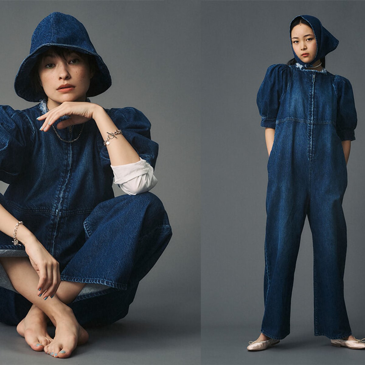 イエナ×山本マナのコラボデニムが発売。3人のモデル／俳優によるビジュアルにも注目して！