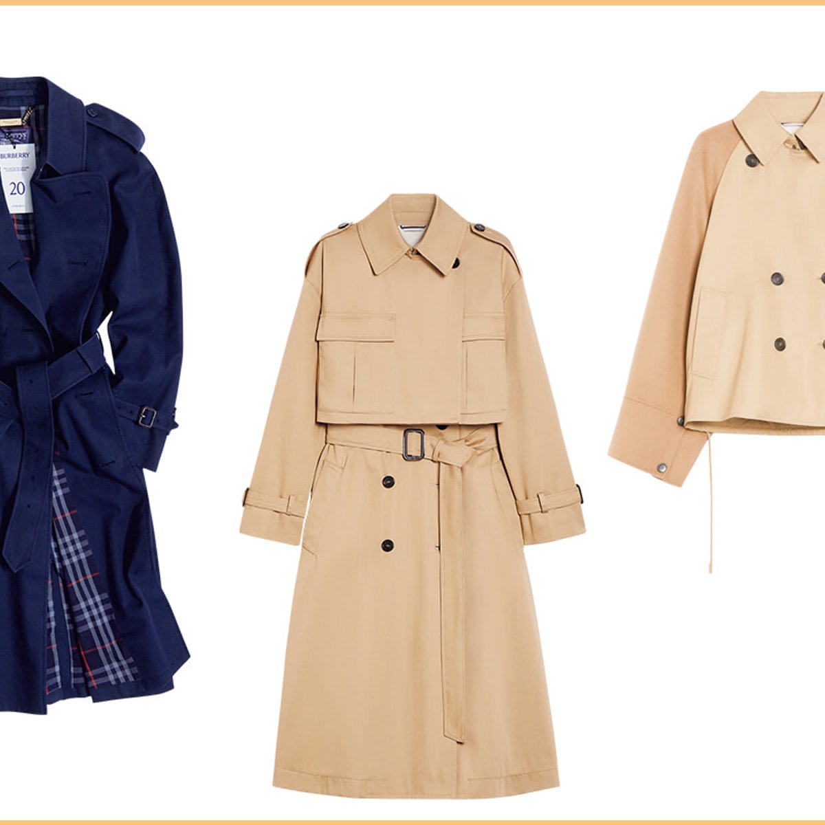 バーバリーとウィークエンド マックスマーラが提案する、この春のトレンチコート。
