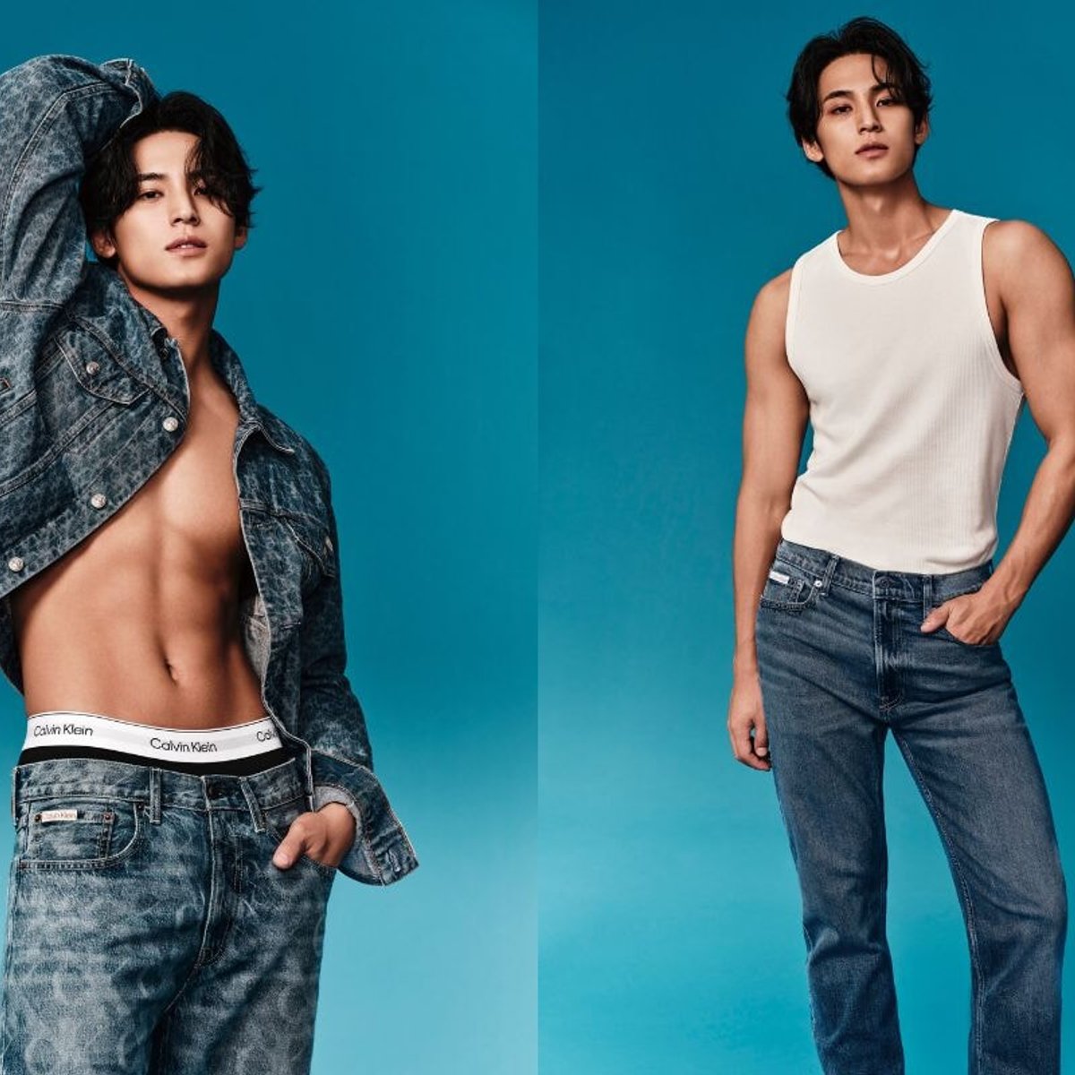 SEVENTEEN ミンギュが纏う、「カルバンクライン」2025年春のデニムキャンペーン。