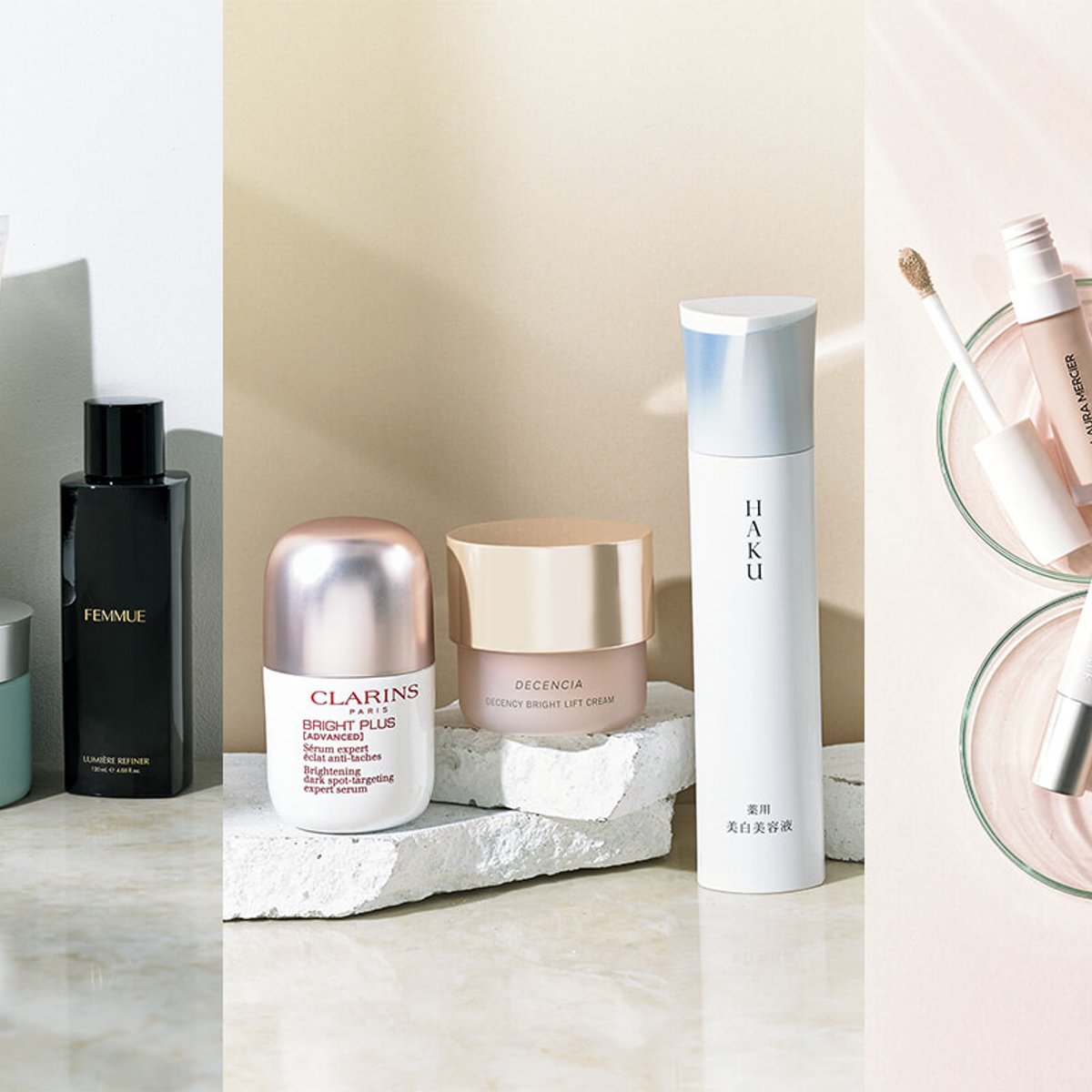 スキンケア、ベース、メイクアップ。春の透明感、どうつくる？