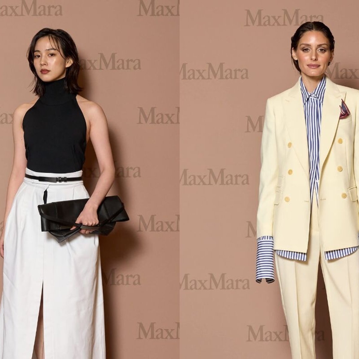 のん、オリヴィア・パレルモ、AMIAYAら、セレブが集結！マックスマーラ 2025年秋冬コレクションのセレブスナップ。