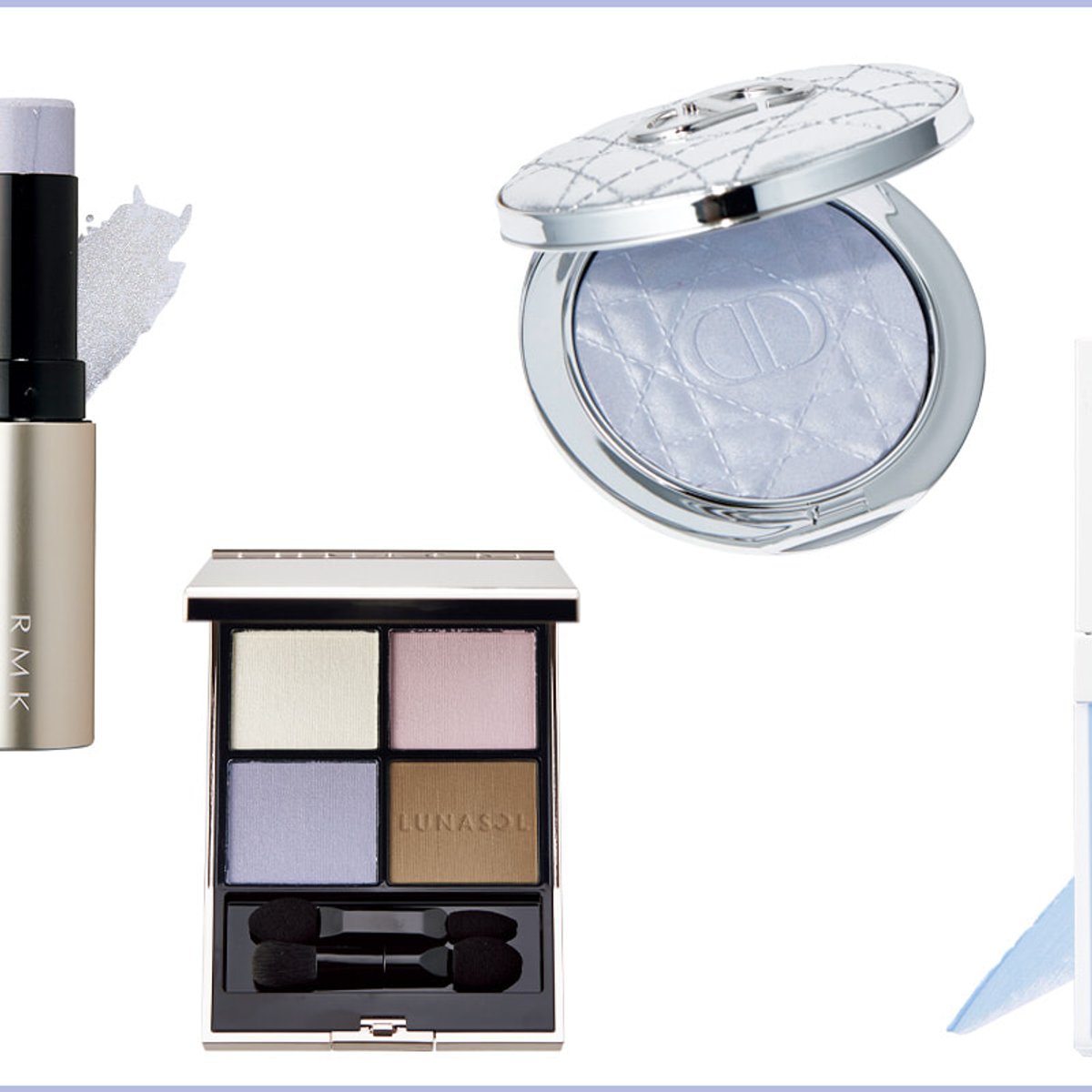 肌印象が変わる、透け感ブルーをメイクに仕込むなら？