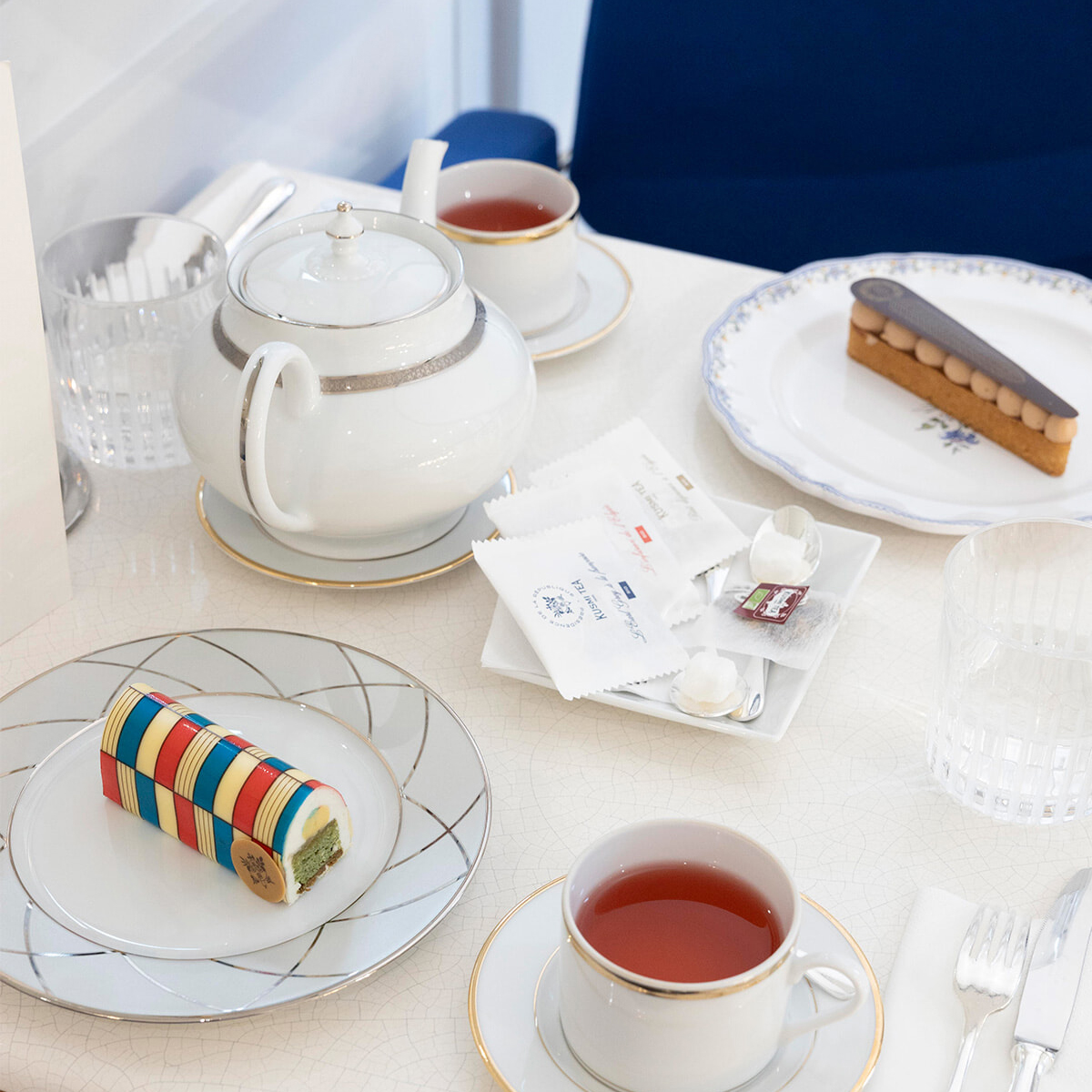 スイーツから食器、内装まで。「ラ・メゾン・エリゼ」でエリゼ宮の世界観を堪能。