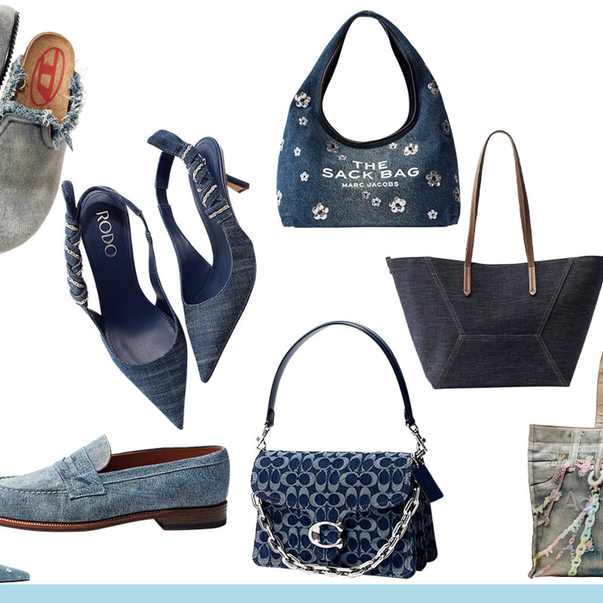 定番を超えて進化中！トレンドを牽引するデニム素材のアイテム。【2025年春夏シューズ＆バッグ】