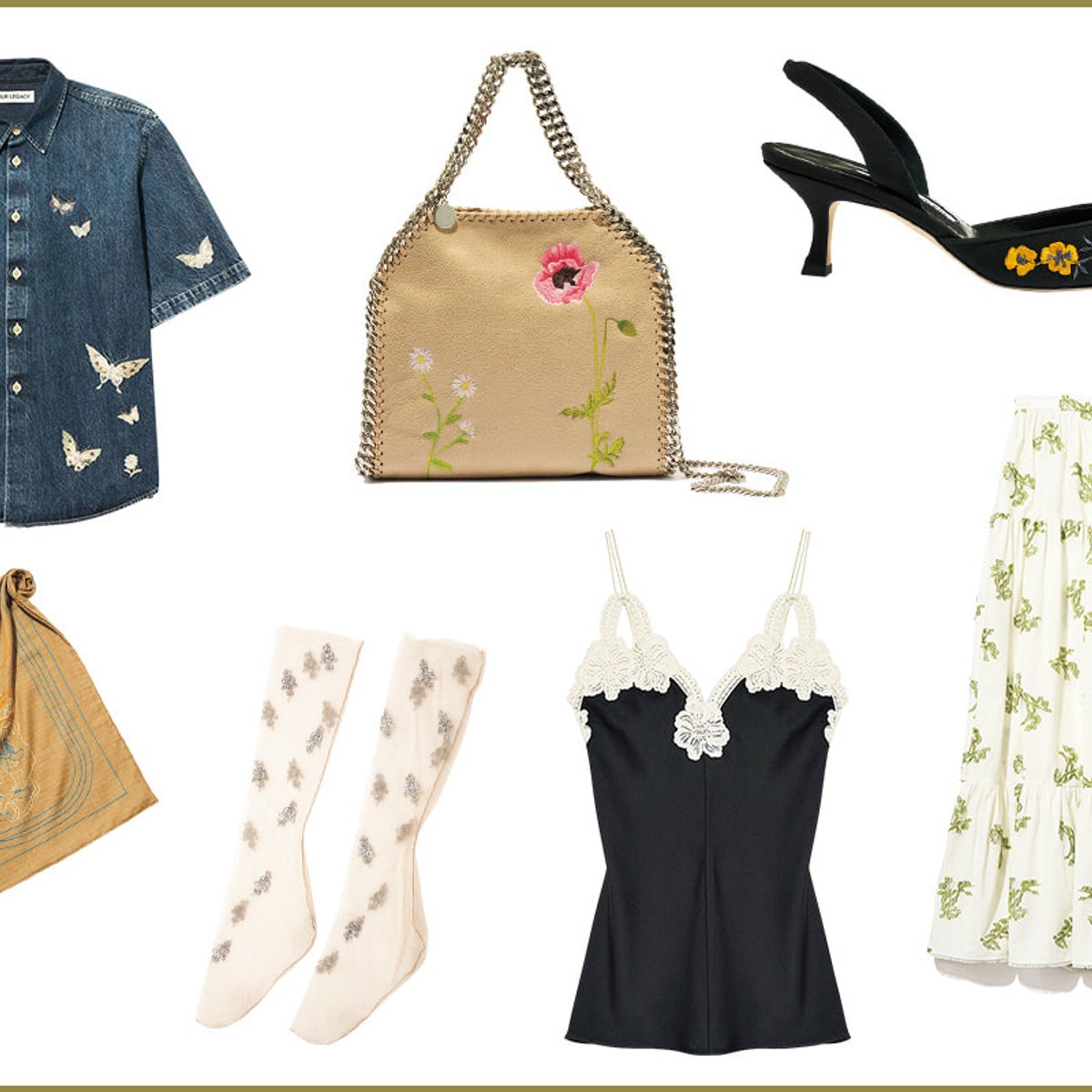 春コーデに華を添える刺繍アイテム！人気ブランドから7つ厳選。