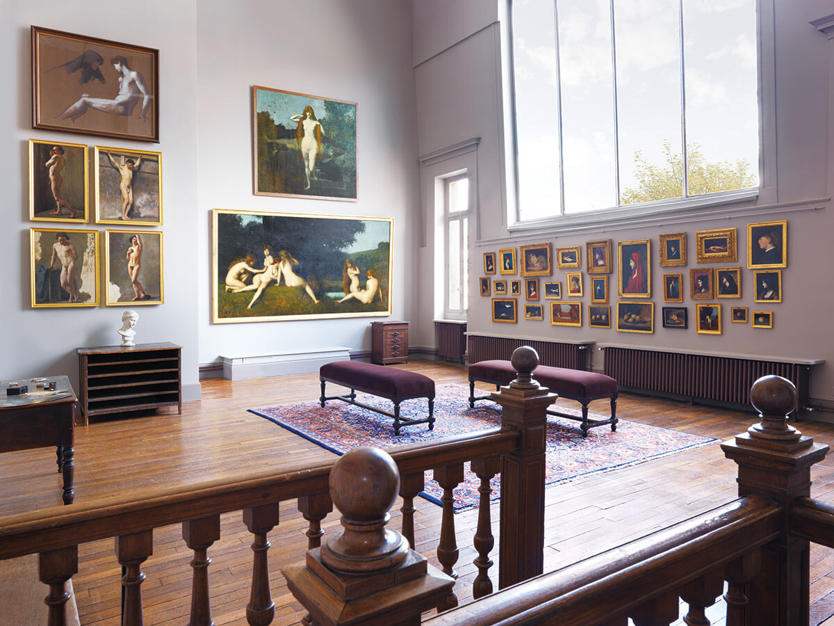 邸宅美術館で、優美な女性像から女性芸術家の歴史を紐解く。