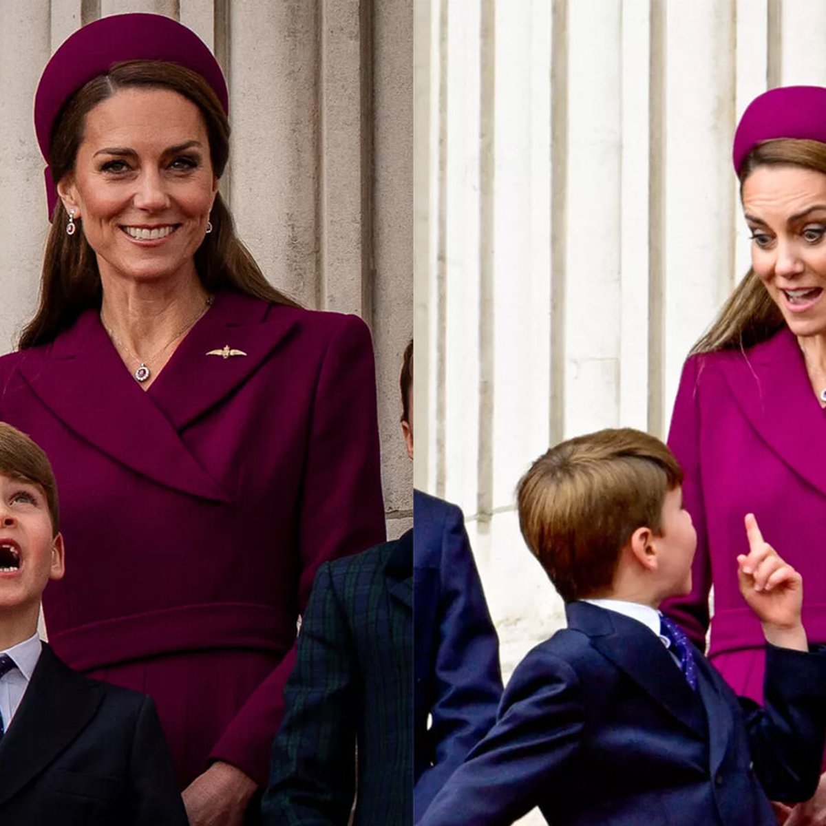 ルイ王子のおちゃめぶり、キャサリン皇太子妃の笑顔…。英国王室、第二次世界大戦終結80周年の式典に参加。