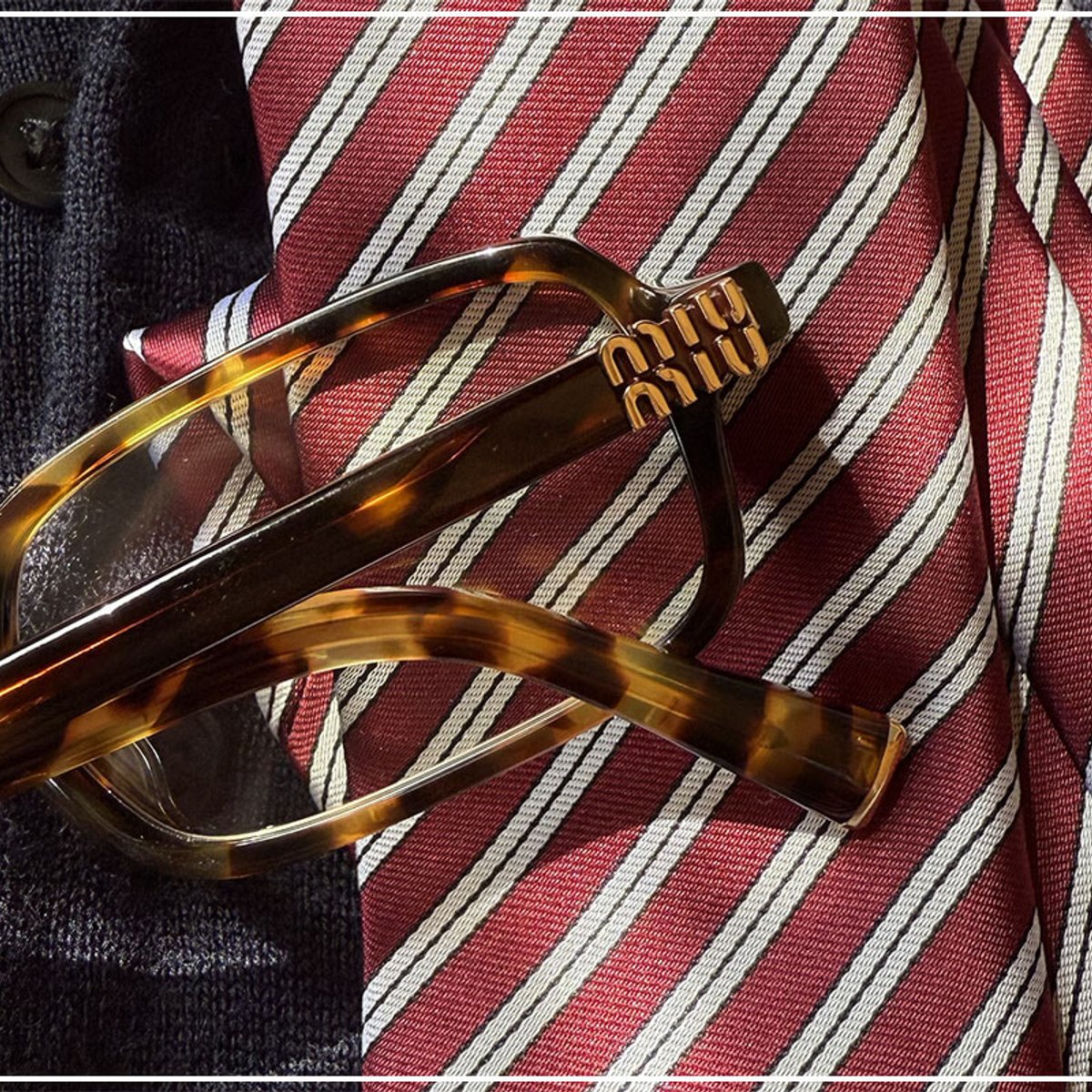 ミュウミュウのサングラスで春はじめ。