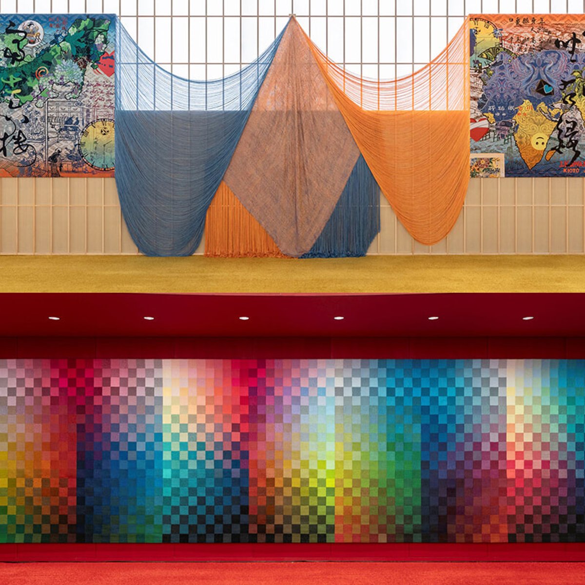 大阪・関西万博では、パビリオンやEXPOホール内で使われている、日本の織物にも注目して。