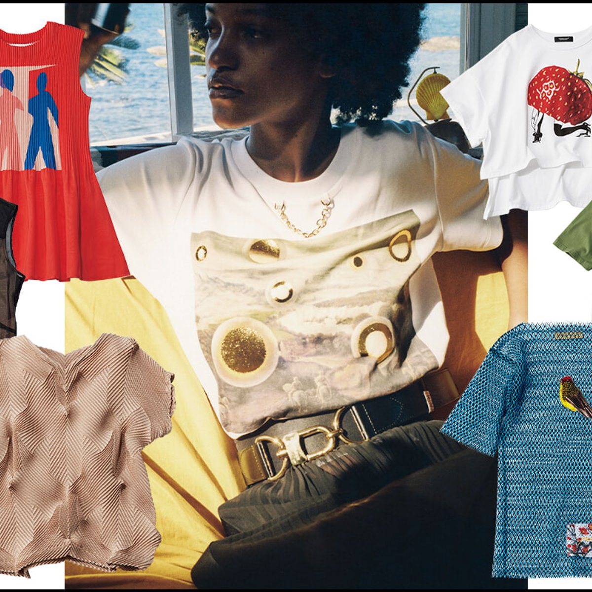 アートなTシャツを纏って、おしゃれに夏を楽しんで。