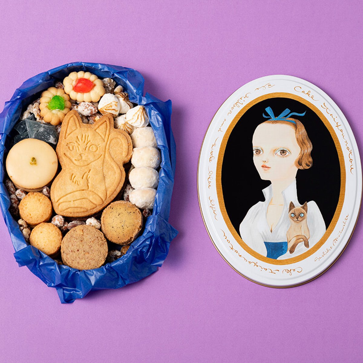 絵本のようなクッキー缶。【クッキー缶手帖】