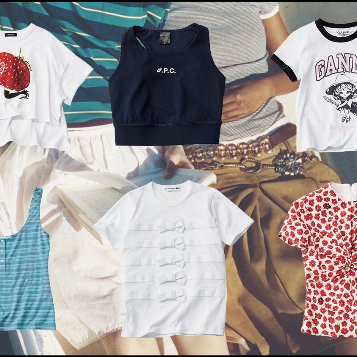 ノンシャランに着こなす、大人の夏Tシャツを人気ブランドから厳選。