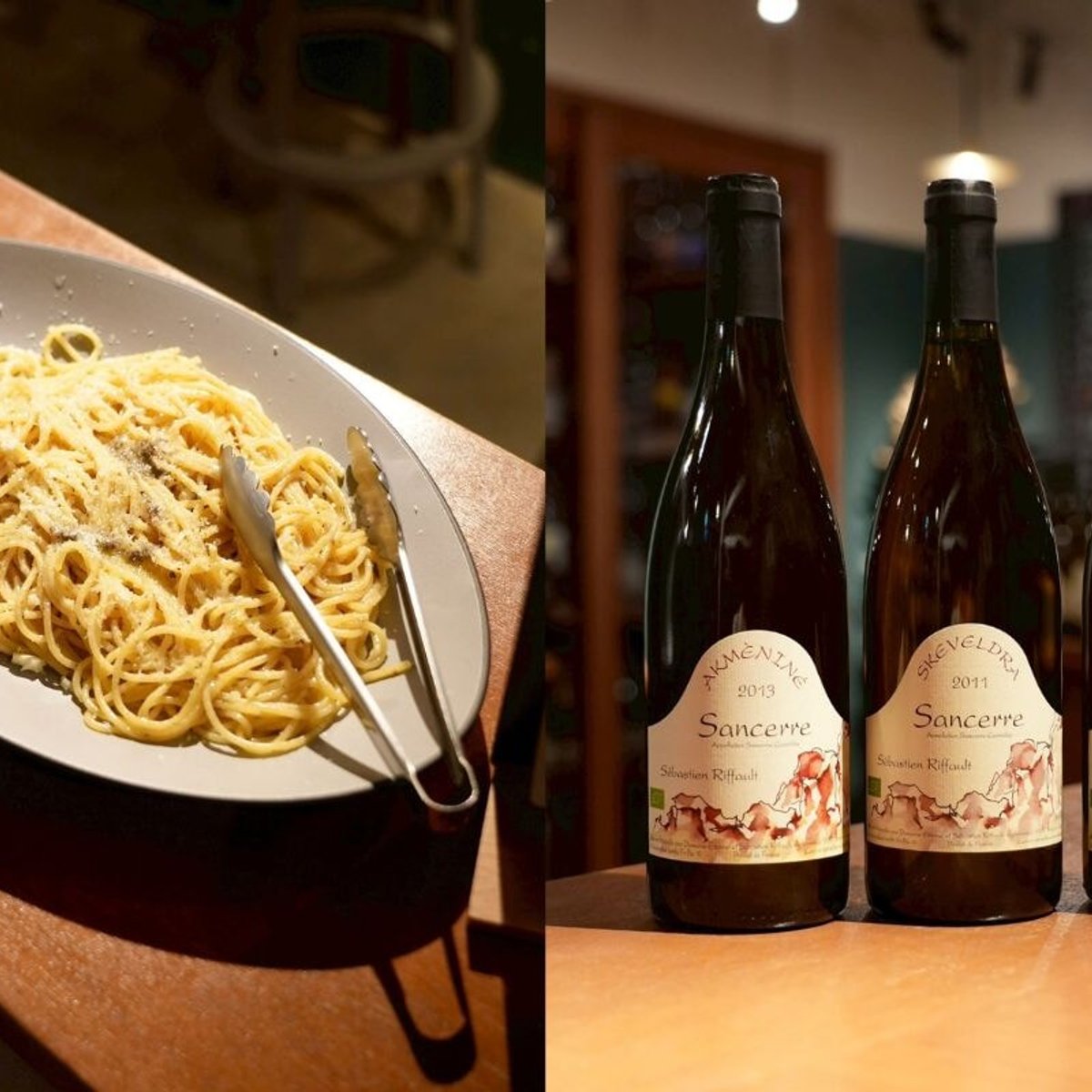 【長塚健斗の「酔いと余韻」vol.1】トリュフバターを使ったチーズ＆胡椒のパスタと、旨味の深いソーヴィニヨン・ブラン。