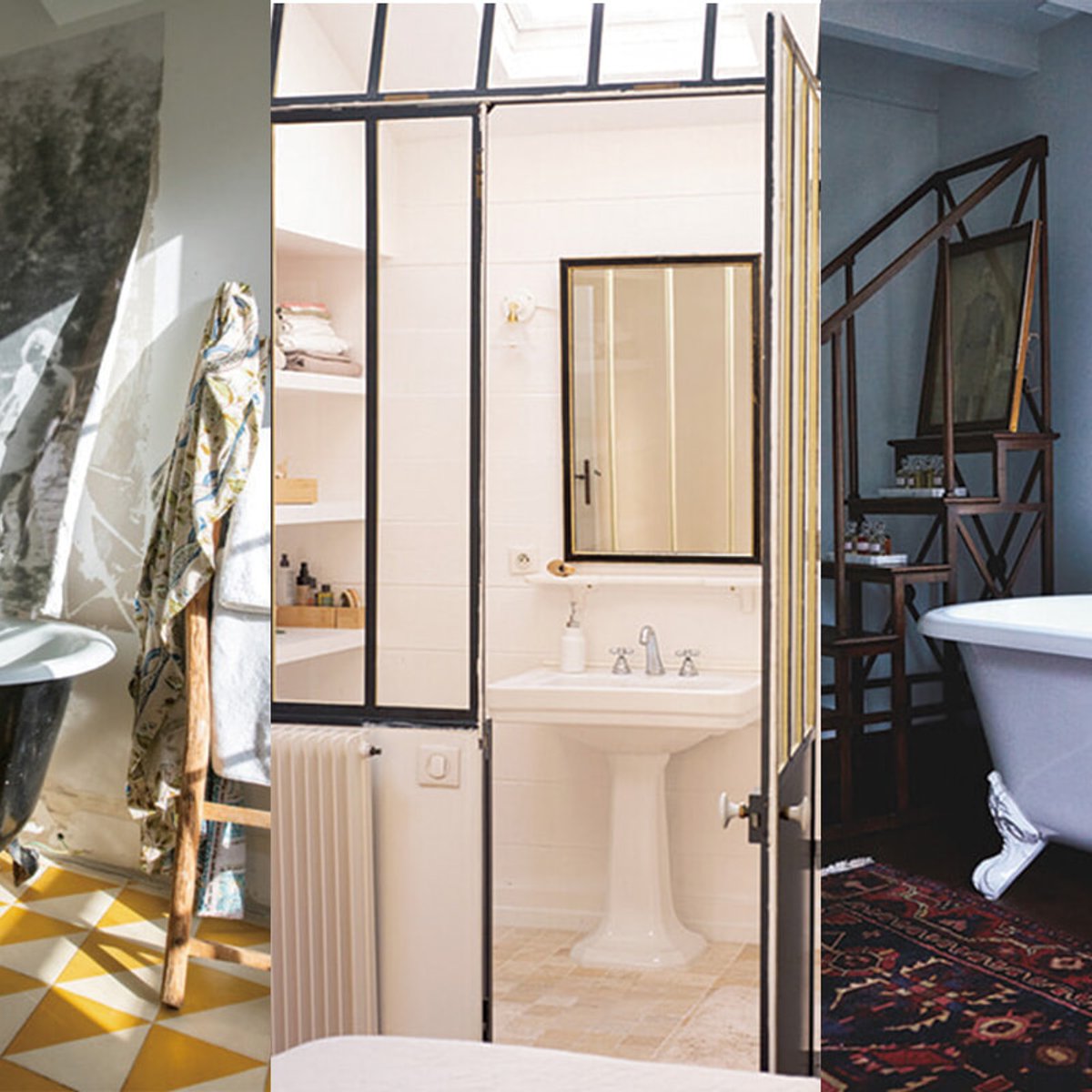 【パリのインテリア】自分の時間を愉しむ、パリジェンヌのバスルーム。