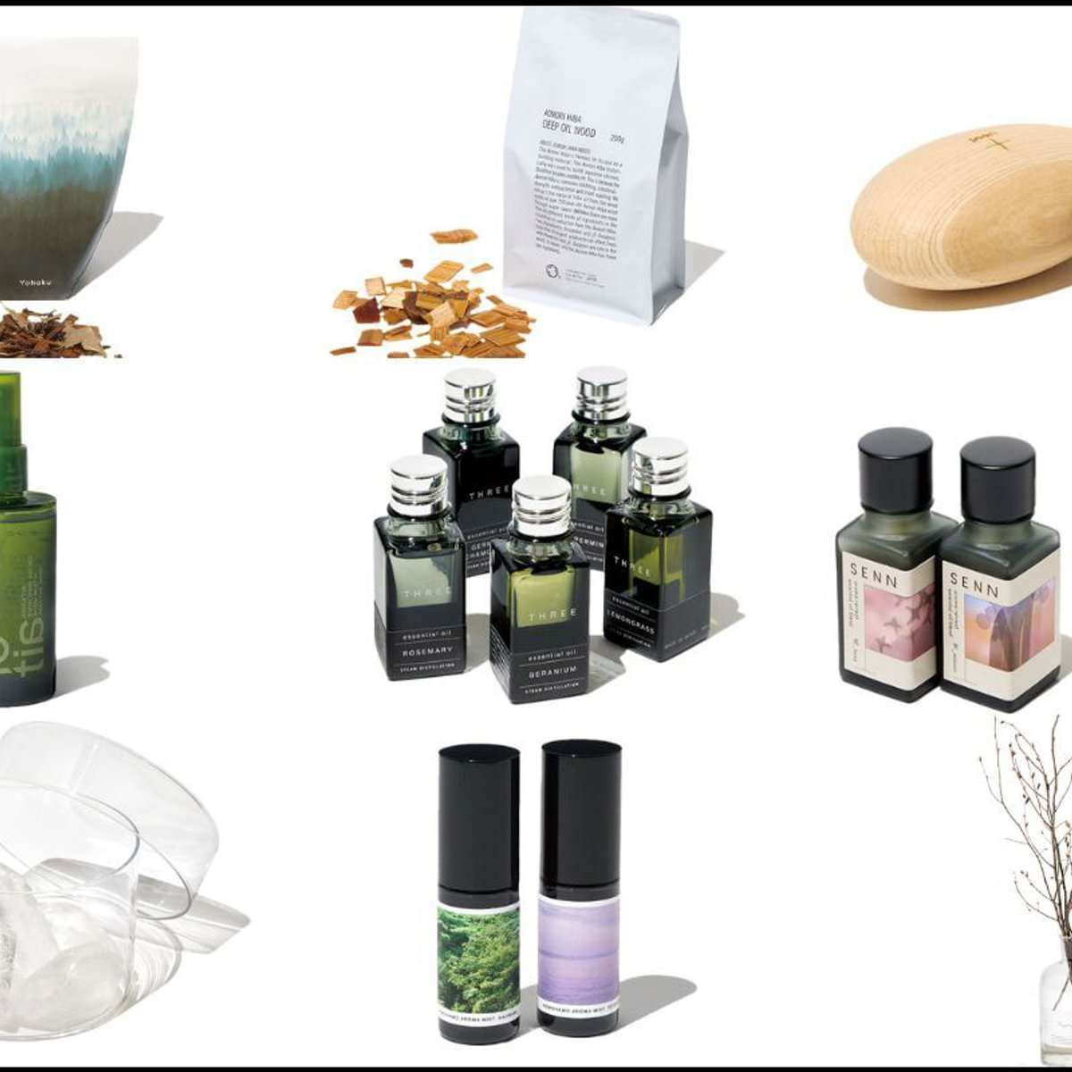 心と身体に安らぎを。国産精油を使った9つのアイテム。