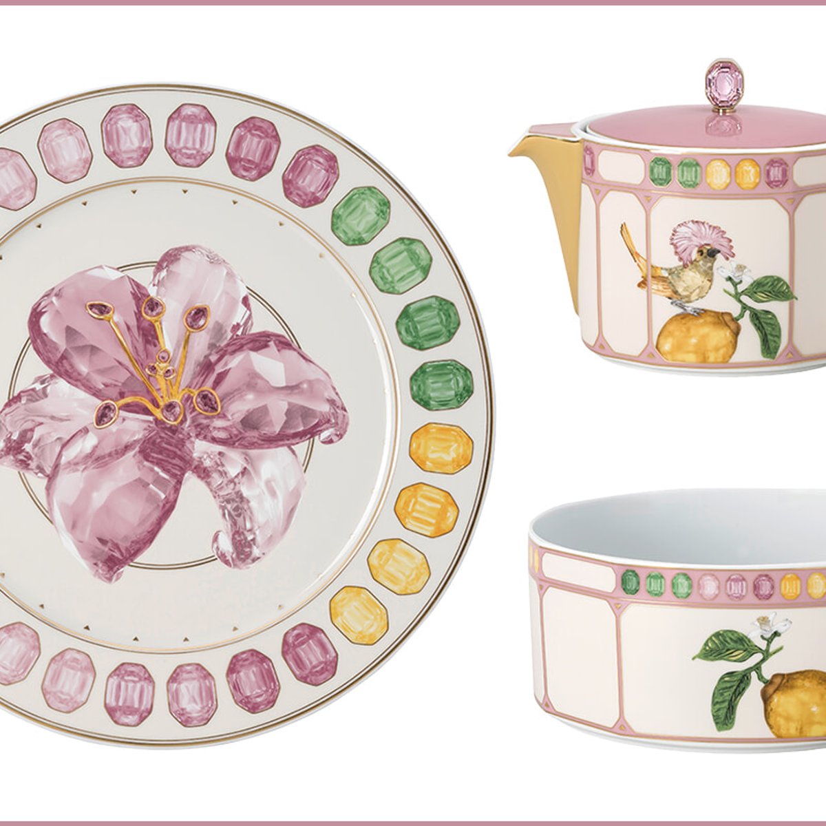 垂涎のコラボ！ スワロフスキー×ローゼンタールが魅せる食卓の彩り。