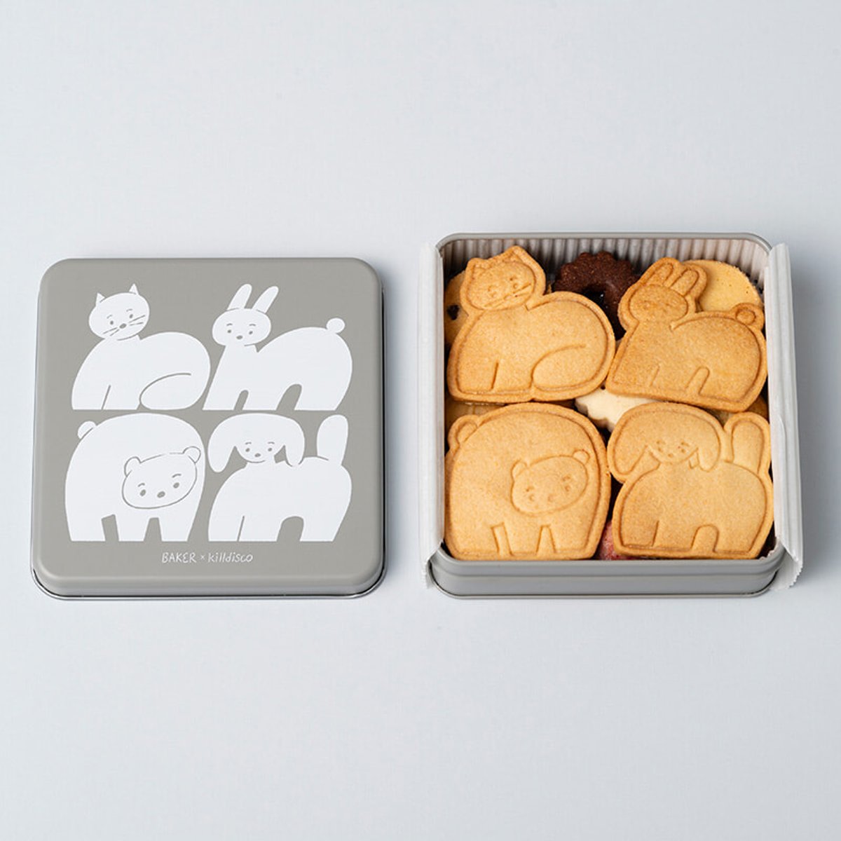 動物たちが愛らしいクッキー缶。【クッキー缶手帖】