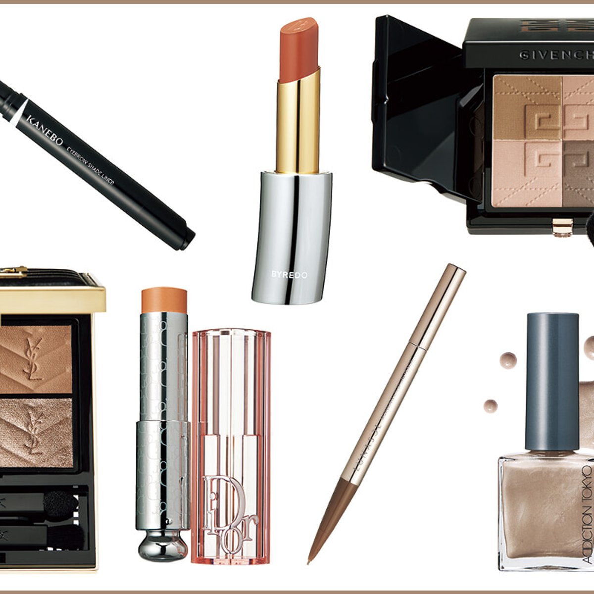 ビーチ気分を誘う、ナチュラルに煌めくベージュコスメ7選。