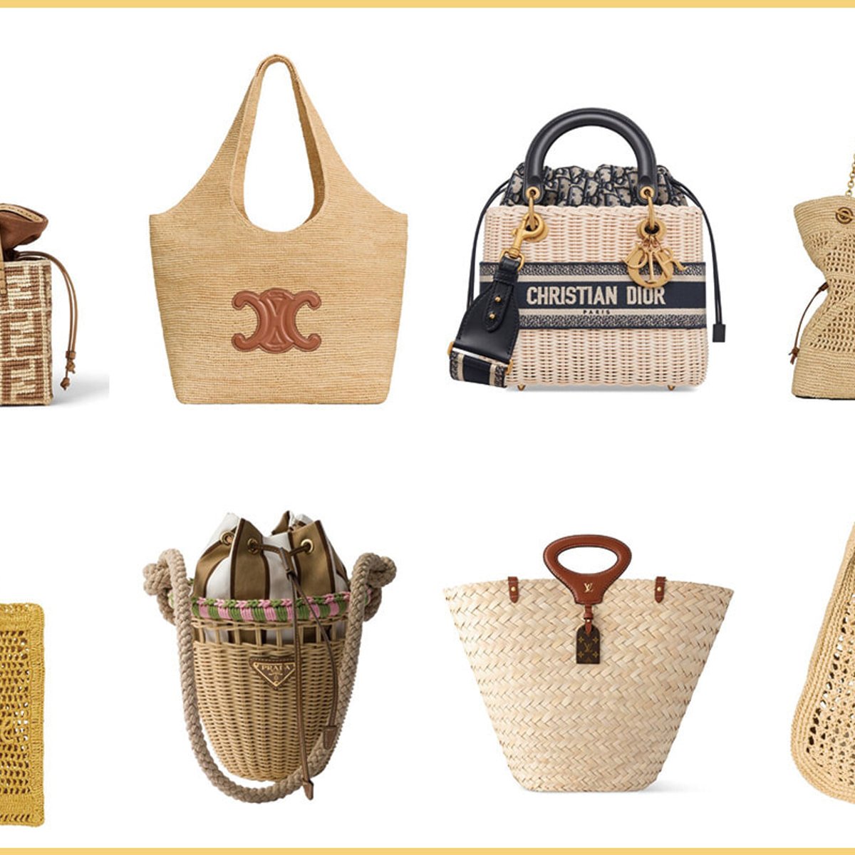 街でもリゾートでも活躍！ この夏狙いたいハイブランドのカゴバッグ14選。