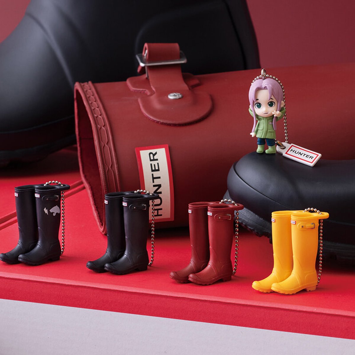 ハンターのアイコニックなレインブーツが、ガシャポンになって登場！