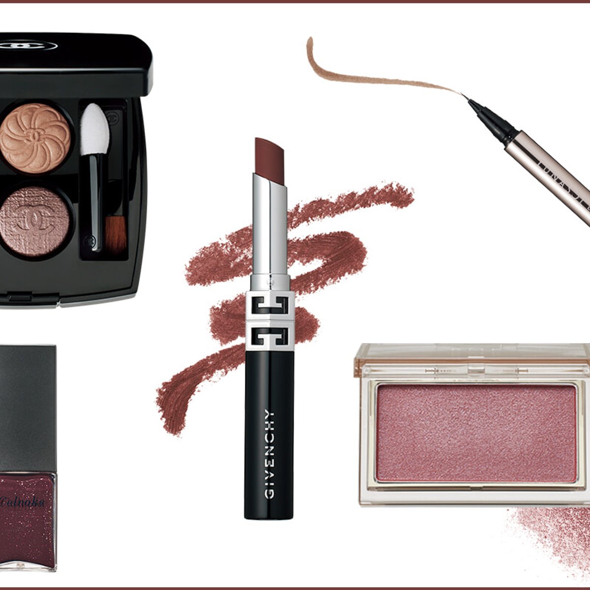 ビターな女らしさがカギ。7つのブラウンコスメで秋を取り入れて。