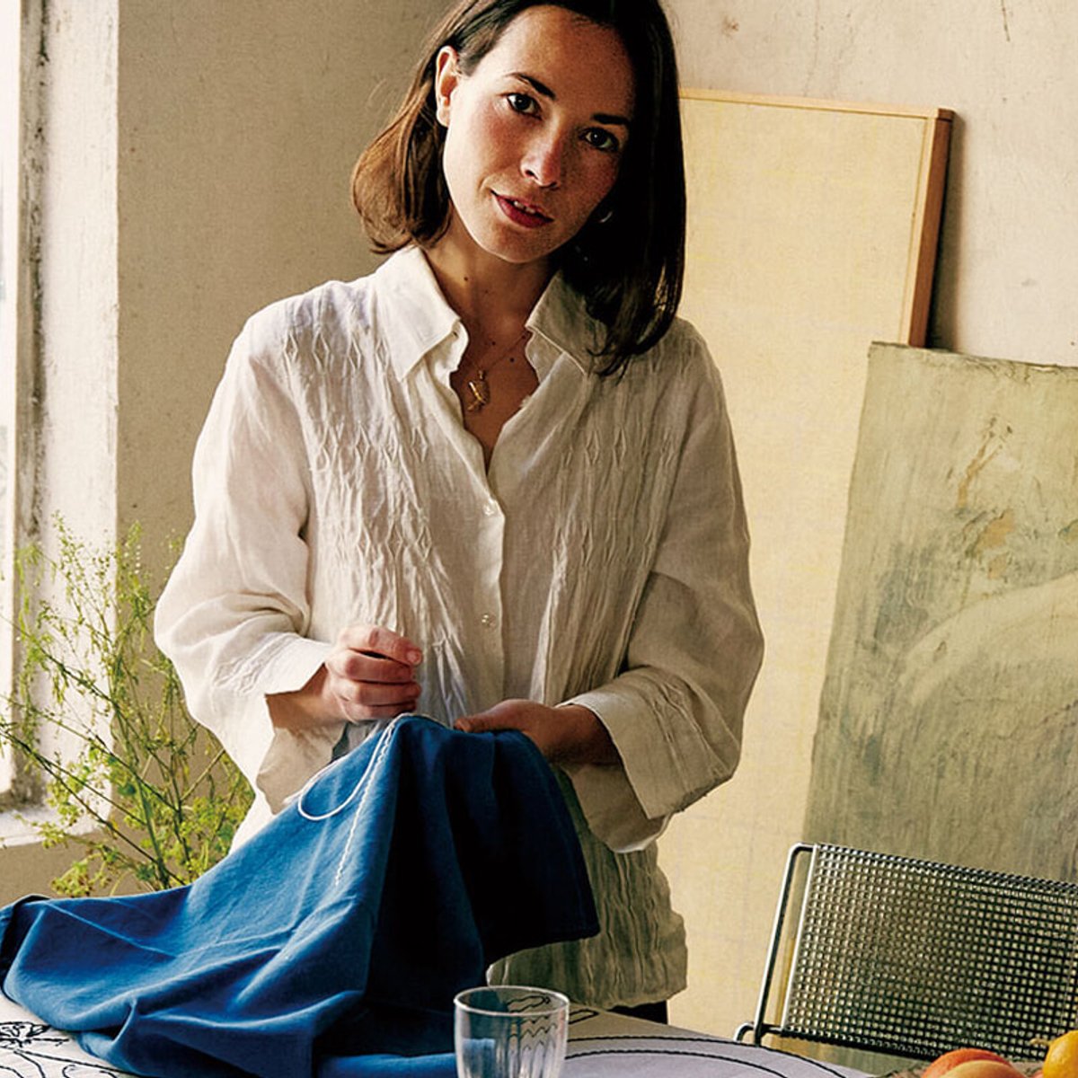 南仏の手刺繍から生まれる、暮らしを彩るリネンアイテム。