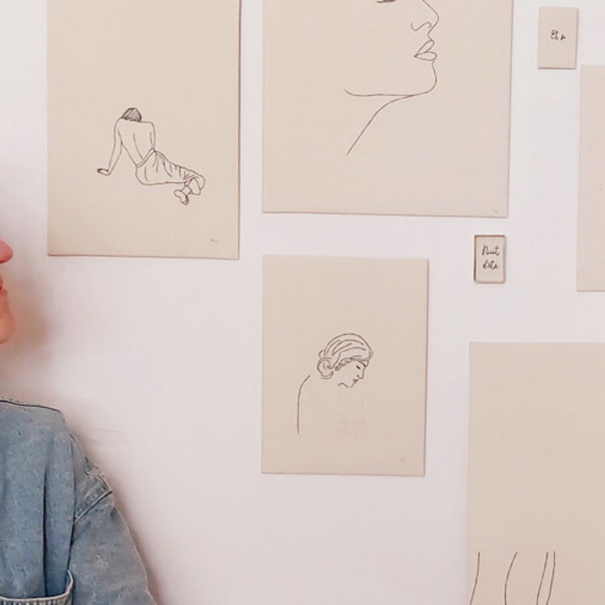 ブルターニュから、刺繍で描く言葉とポートレート。