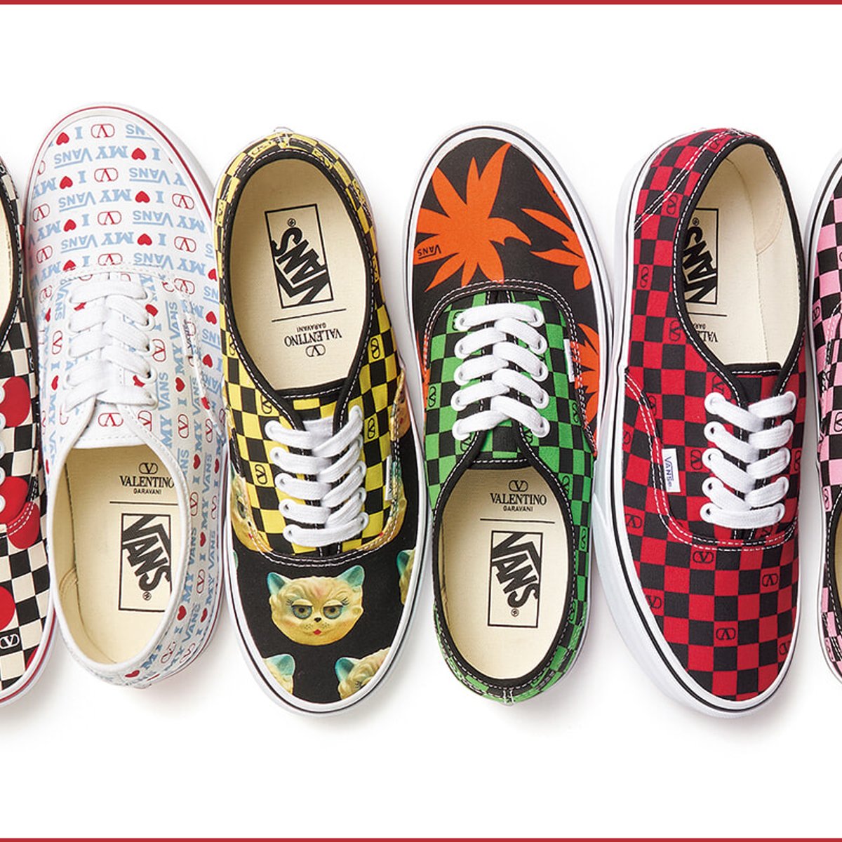 ヴァレンティノ ガラヴァーニ×ヴァンズのポップなコラボスニーカーが発売！