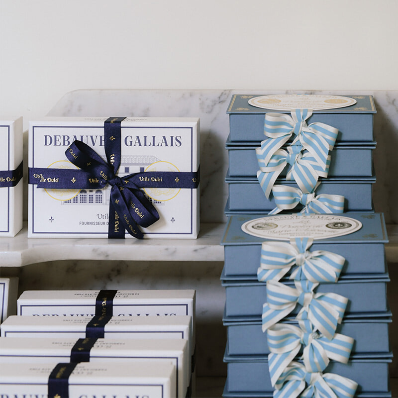 1800年創業のショコラティエ「ドゥボーヴ・エ・ガレ」の新店舗へ。