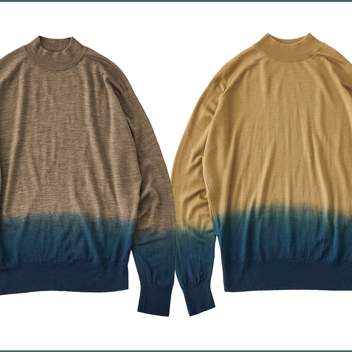 オーメ×ジョン スメドレー、この秋手に入れたい美しい藍染ニット。