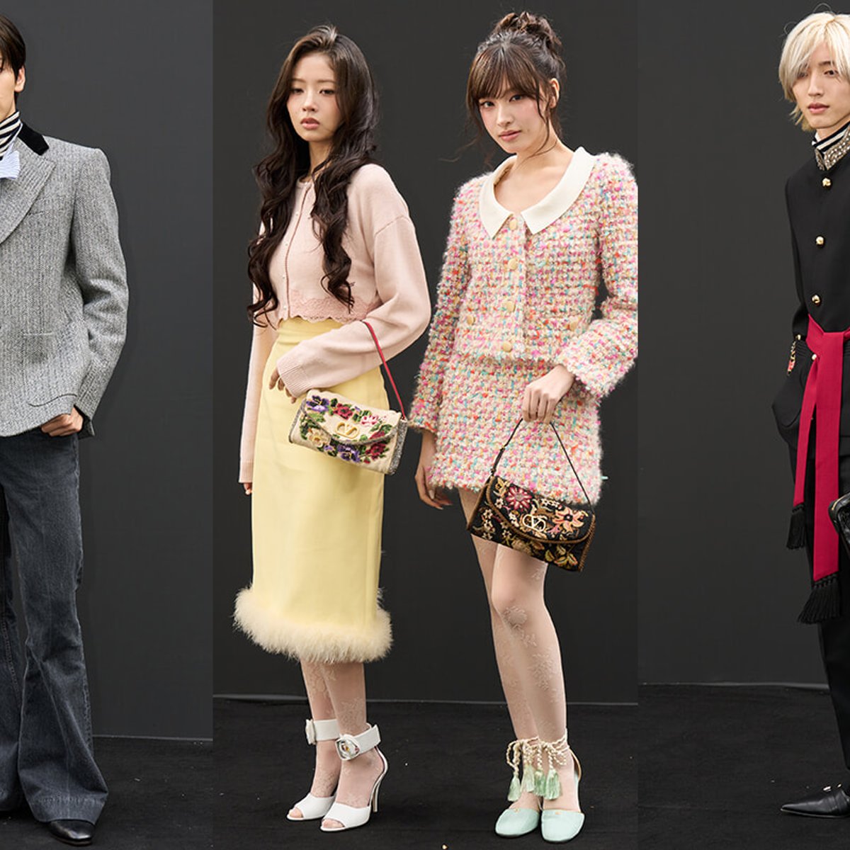 【道枝駿佑、TXTスビン、IVEレイ＆リズ】豪華ゲストが来場ヴァレンティノ2026年春夏ショー。