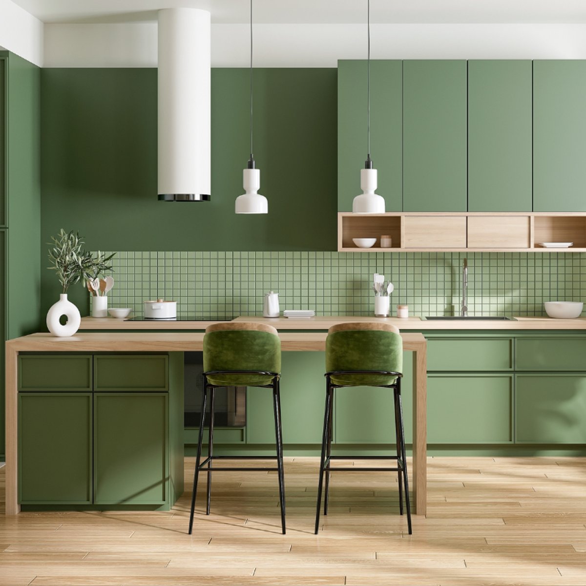 どこかレトロな、パリのおしゃれなキッチン6選。リノベのヒントも。【パリのインテリア】